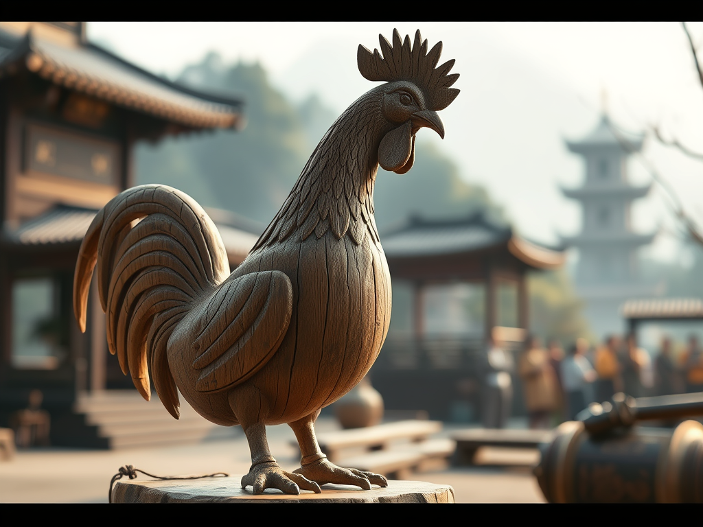 태(매)약목계 (呆若木鷄)