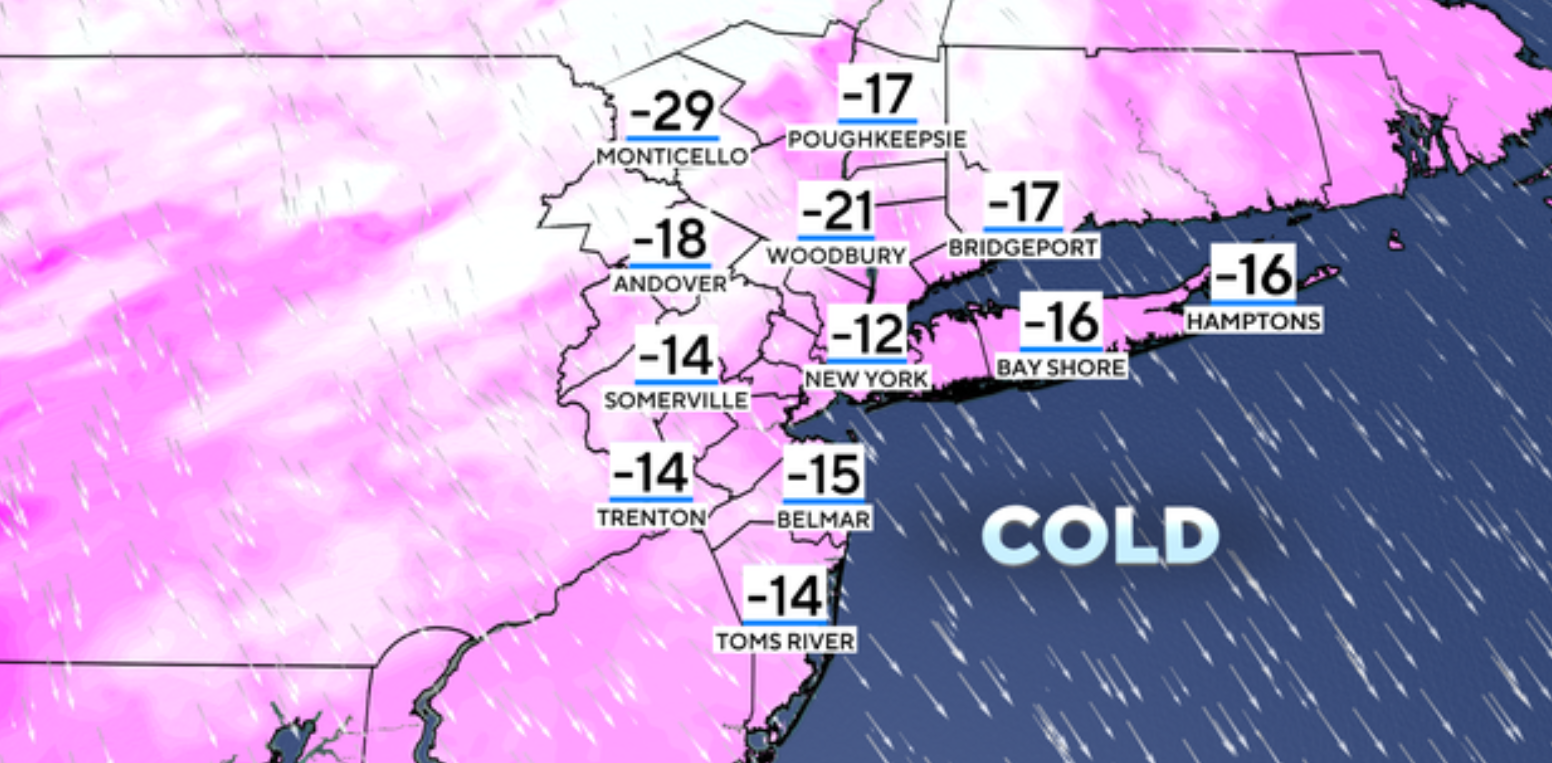 뉴욕, 2023년 이후 최악의 북극 한파와 폭설 강습…도시 기능 일시 마비