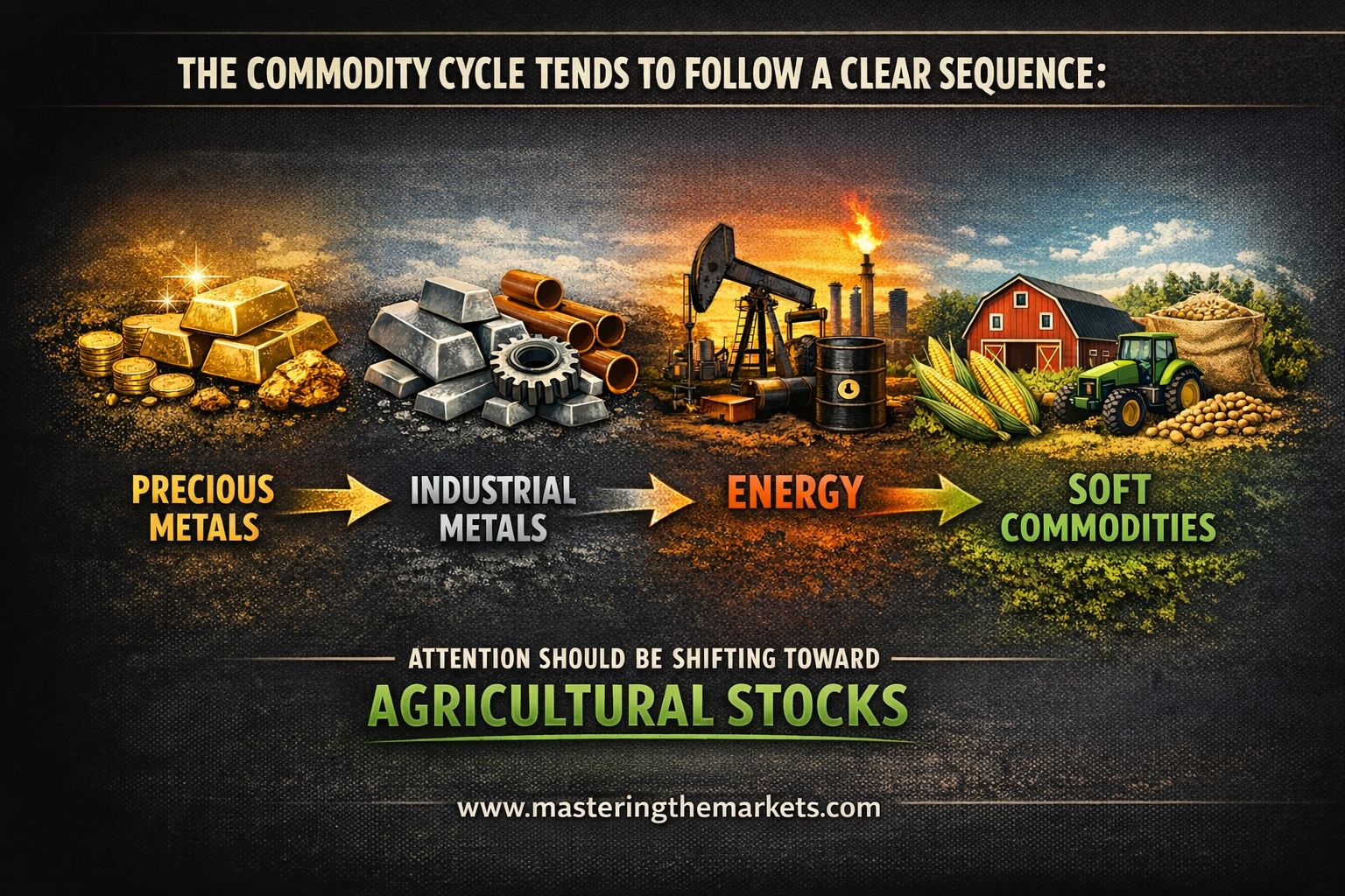 글로벌 자금, 이제 ‘농산물’로 향한다… 상품 사이클의 종착지 ‘애그플레이션’ 경고